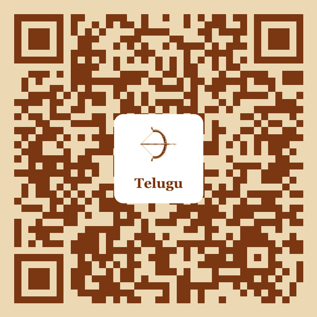 QR code linking to the Hanuman Chalisa Telugu edition